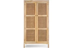 Kanz Mango Wood Wardobe - Natural