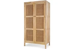 Kanz Mango Wood Wardobe - Natural