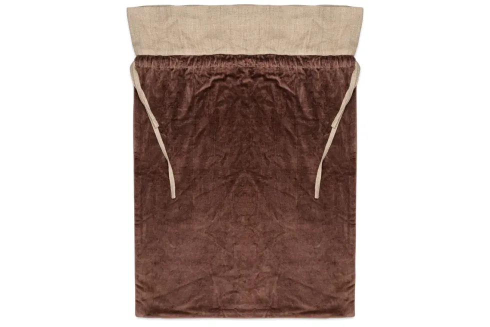 Karru Cotton Velvet Sack - Rich Mocha