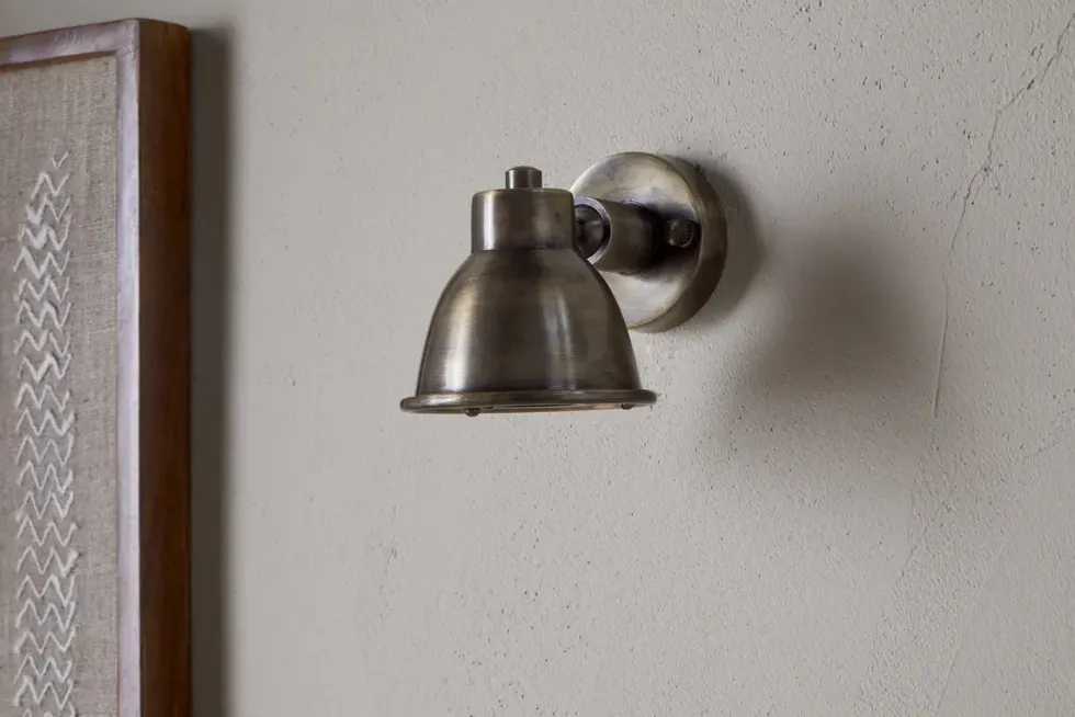 Kasai Brass Spotlight - Antique Brass