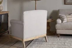 Kashi Linen Armchair - Natural