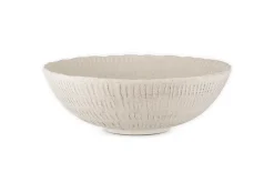 Kayanna Ceramic Decorative Bowl - White