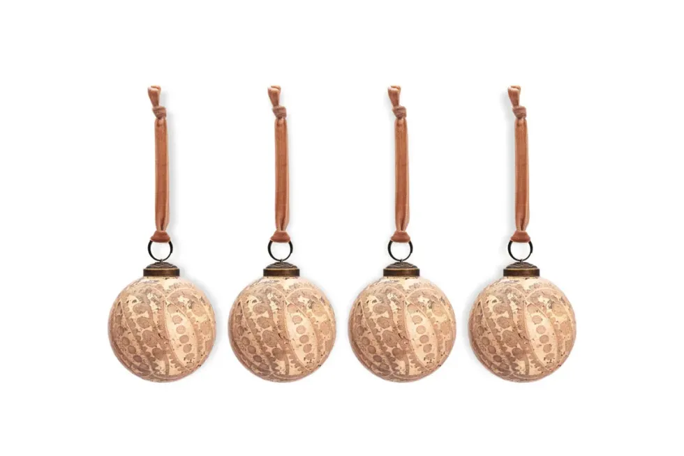 Kecci Baubles - Antique Pink - (Set of 4)