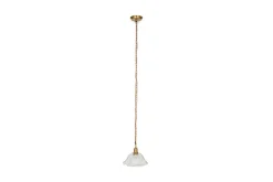 Keju Organic Shape Recycled Glass Pendant - Clear