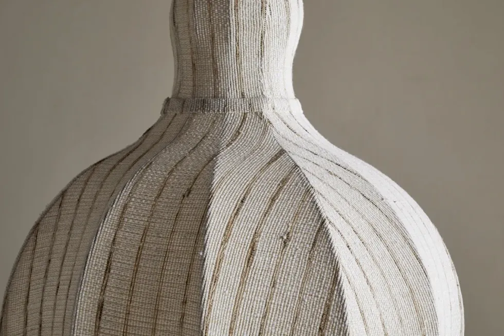 Kela Fabric Pendant - Off White