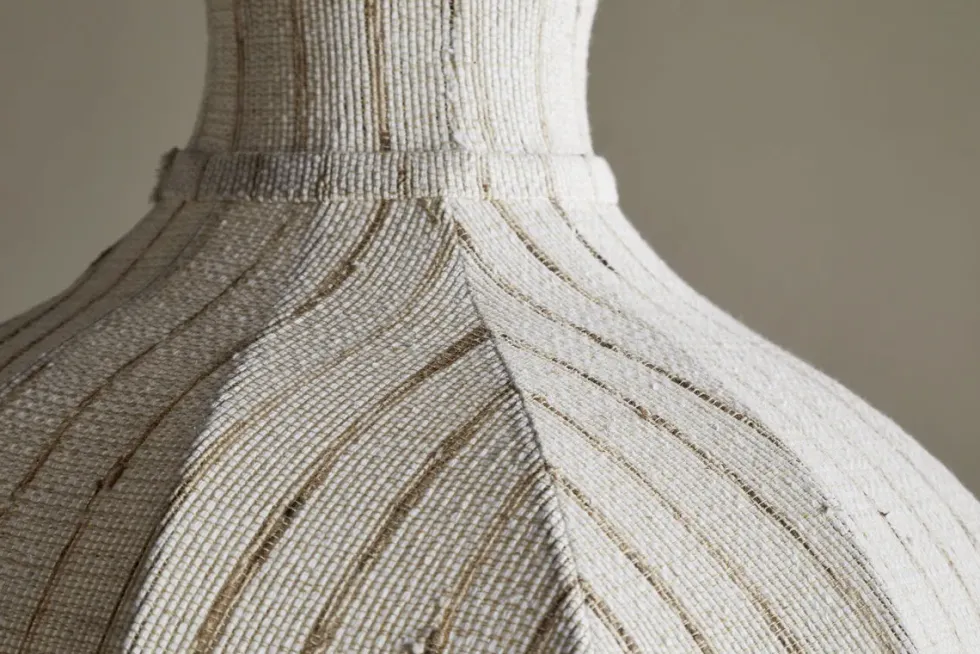 Kela Fabric Pendant - Off White
