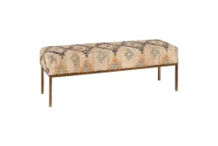 Kesu Kilim & Iron Bench