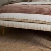 Kiana Cotton Upholstered Bench - Natural