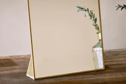 Kiko Standing Mirror - Antique Brass