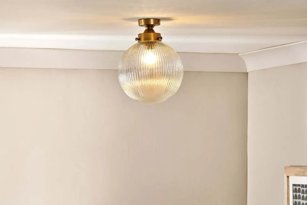 Konnie Bathroom Ceiling Light - Clear
