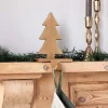 Kotta Stocking Tree Holder - Antique Brass