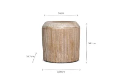 Kubo Ceramic Planter - Terracotta