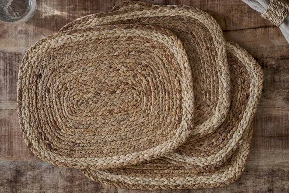 Lam Rectangular Tablemats - Natural (Set of 4)