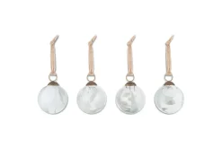 Lohara Baubles - White (Set of 4)