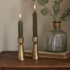 Lokoja Candle Holder - Antique Brass (Set of 2)