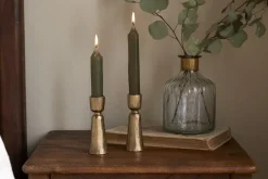 Lokoja Candle Holder - Antique Brass (Set of 2)