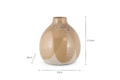 Lucia Ceramic Vase - Terracotta Mix