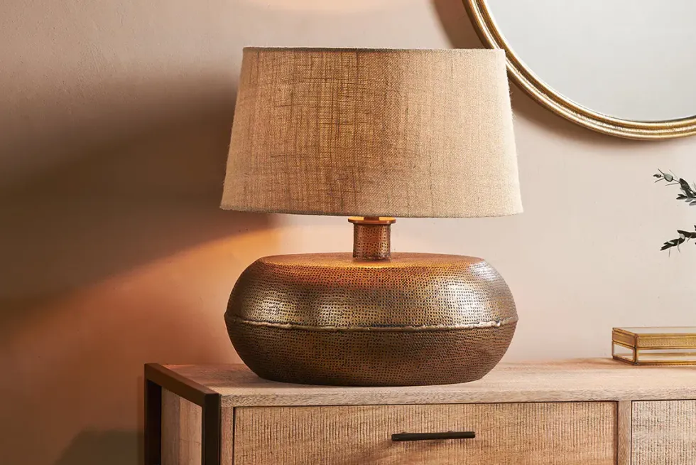 Lumbu Lamp - Antique Brass - Large
