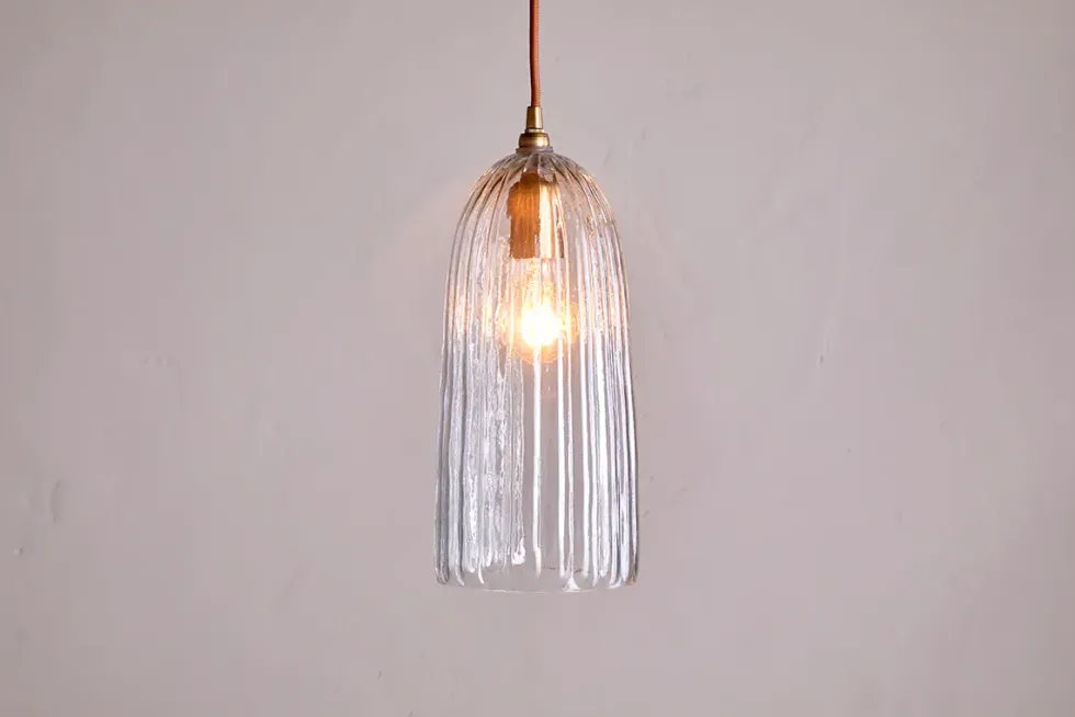 Lumina Recycled Glass Pendant - Clear