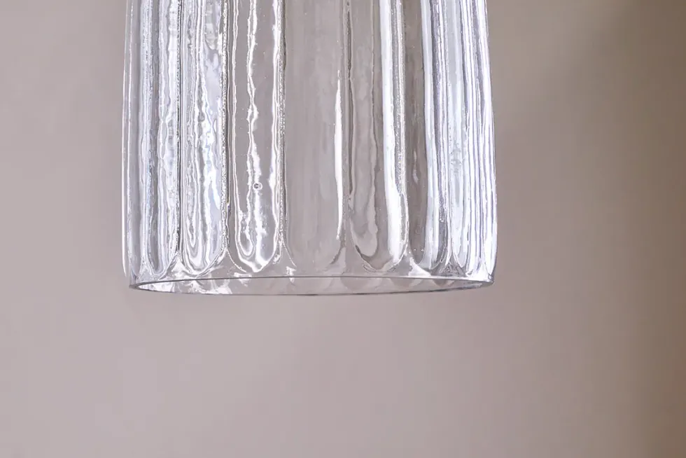 Lumina Recycled Glass Pendant - Clear