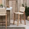 Madrisana Acacia & Rattan Bar Stool