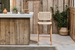 Madrisana Acacia & Rattan Bar Stool