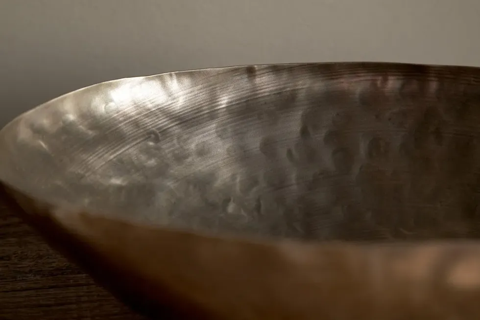 Malar Hammered Bowl - Brass