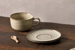 Malia Cup & Saucer - Cream