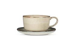 Malia Cup & Saucer - Cream