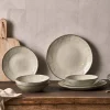 Malia Dinnerware Set - Cream (Set of 12)