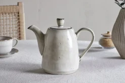 Malia Teapot - Cream