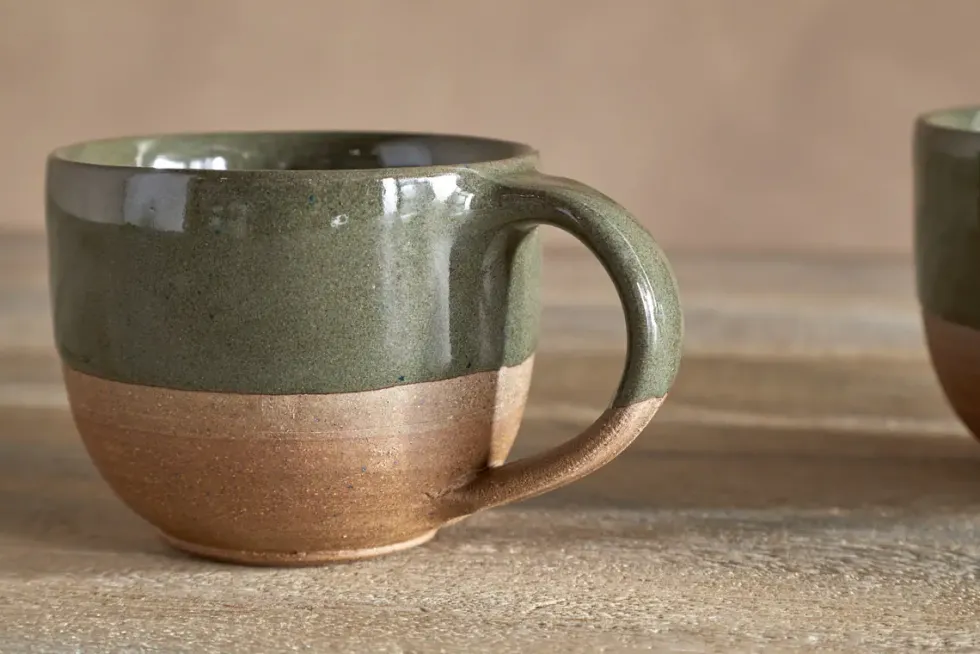 Mali Coffee Mug - Forest Green - (Set of 2)