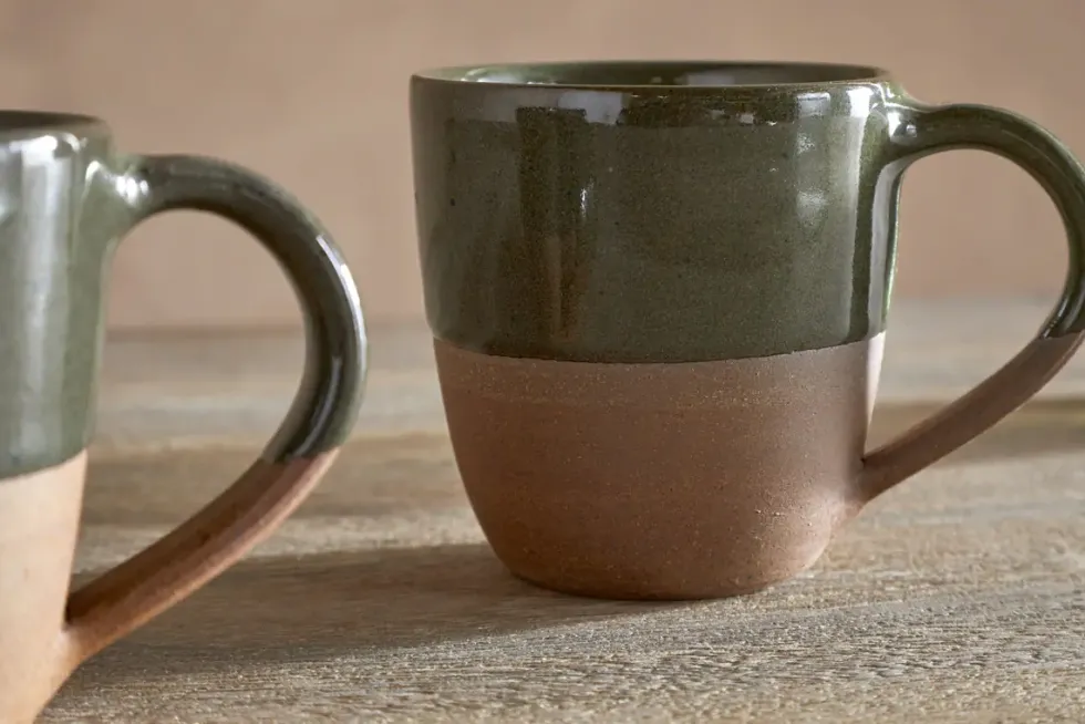 Mali Mug - Forest Green - Large (Set of 2)