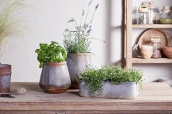 Mamba Outdoor Planter - Aged Zinc