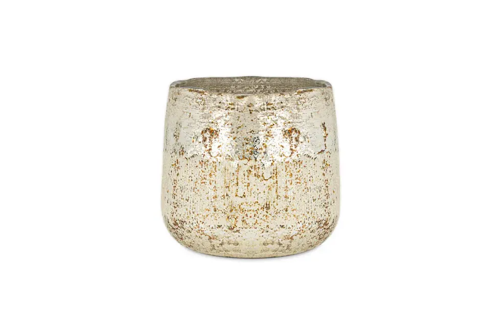 Mandarin & Clove 1 Wick Scented Candle - Antique Gold - 1 Wick