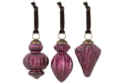 Manipur Baubles - Ruby (Set of 3)