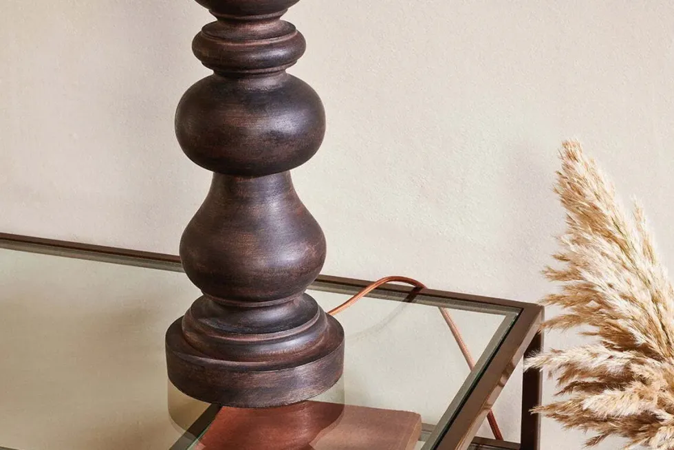 Manua Wood Table Lamp - Large