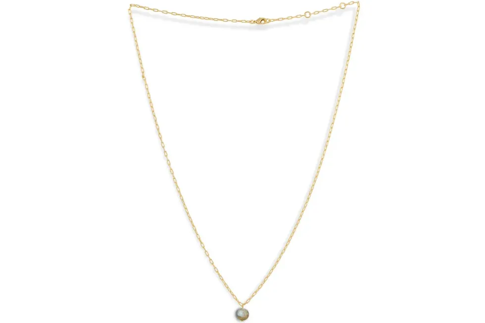 Marai Labradorite Necklace - Labradorite & Gold