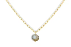 Marai Labradorite Necklace - Labradorite & Gold