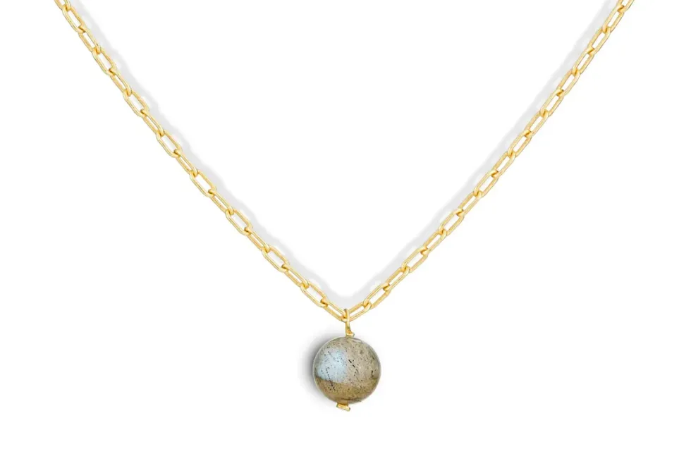 Marai Labradorite Necklace - Labradorite & Gold