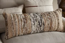 Maua Statement Boucle Lumbar Cushion Cover - Mocha