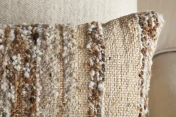 Maua Statement Boucle Lumbar Cushion Cover - Mocha
