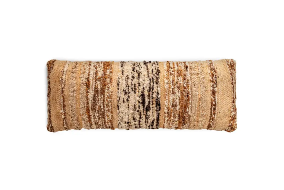 Maua Statement Boucle Lumbar Cushion Cover - Mocha