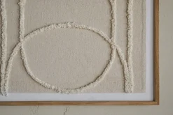 Mauri Frayed Wall Art - Neutral
