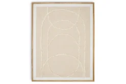 Mauri Frayed Wall Art - Neutral