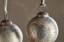 Mavu Baubles - Rustic Bronze & Green - (Set of 4)