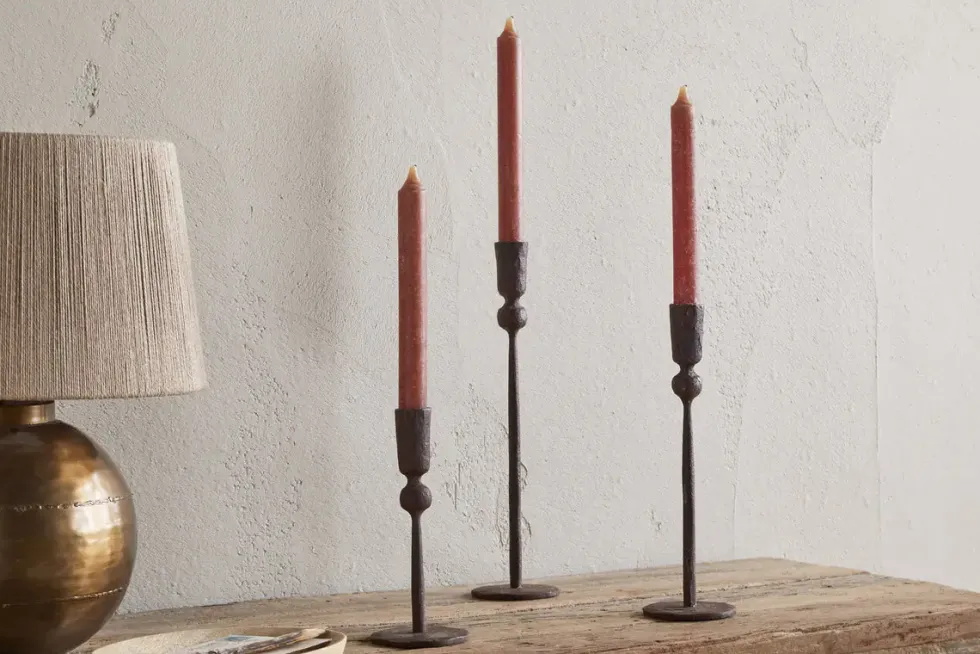 Mawindi Candle Holder - Rust