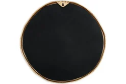 Mchanga Organic Shape Mirror - Antique Brass