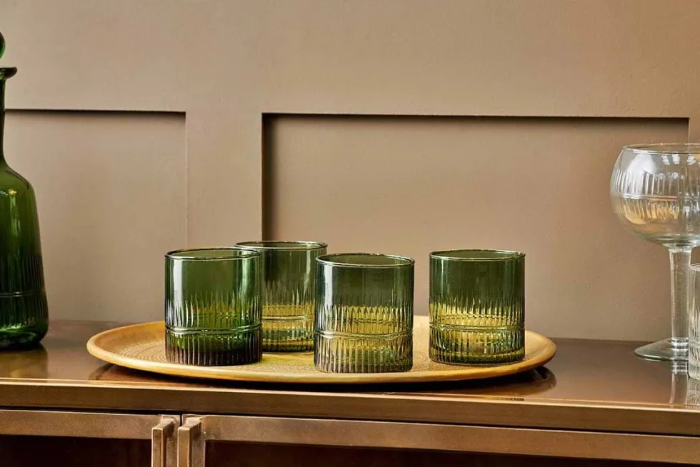 Mila Tumbler - Dark Emerald (Set of 4)