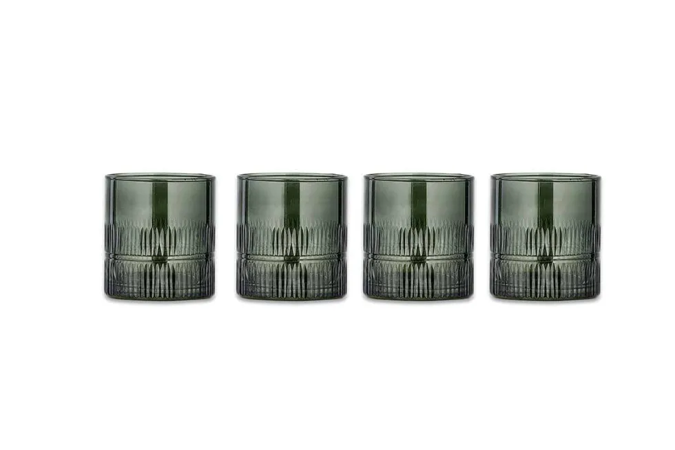 Mila Tumbler - Dark Emerald (Set of 4)